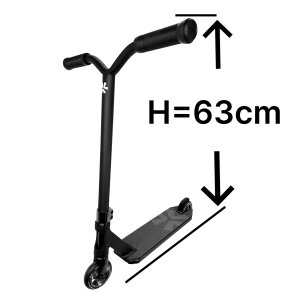 Union Base Lite Stunt-Scooter Mini XS =  H=63cm Schwarz /...