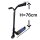Union Base Lite Stunt-Scooter Mini M =  H=76cm Schwarz / Lime