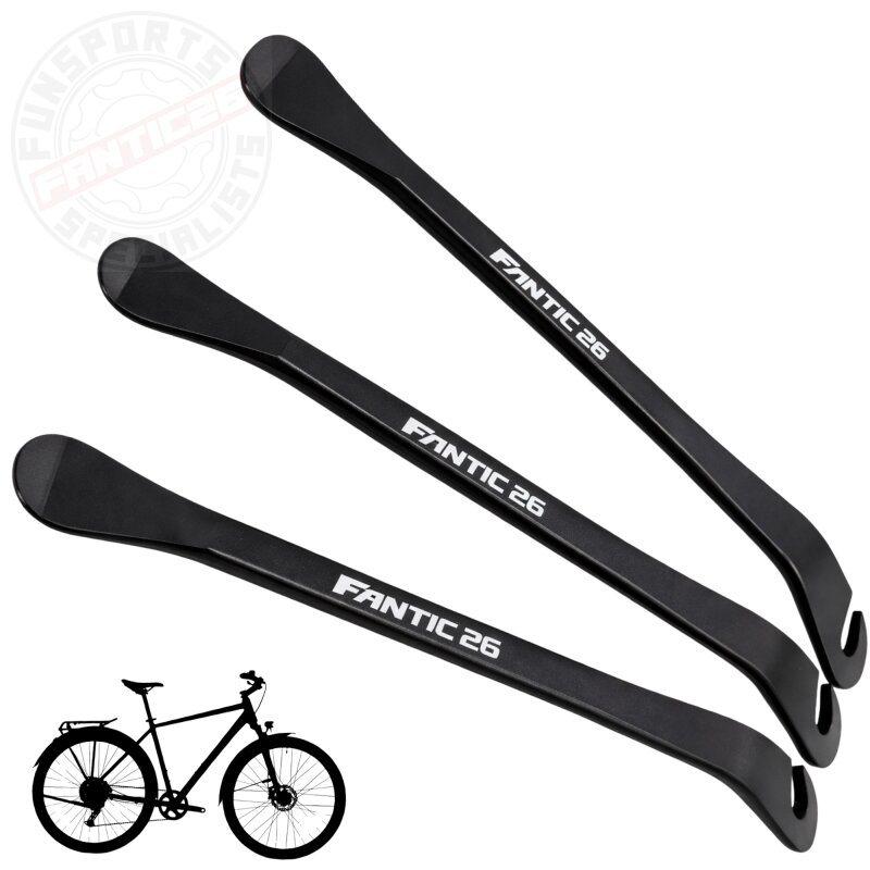 F26 Fahrrad Reifenheber Montagehebel Reifenwechsel Werkzeug Stahl 3Tlg