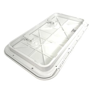 Osculati Bündige Inspektionsluke Marine Boot Schiff Camping 600x350mm weiß RAL 9001