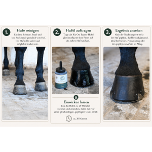 Kia Ora Equine Huföl Teebaumöl Schwarz 500ml Hufpflege