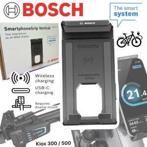 Bosch Ebike Smartphone Grip Vertical Handy Halterung Kiox...
