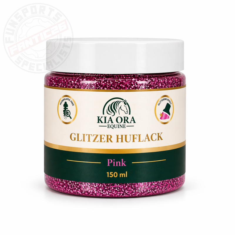Kia Ora Equine Glitzer Huflack Pferd 150 ml Pink