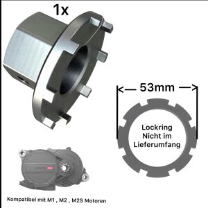 Lockringtool 53mm Kettenblatt Nuss Ebike Service geeignet...
