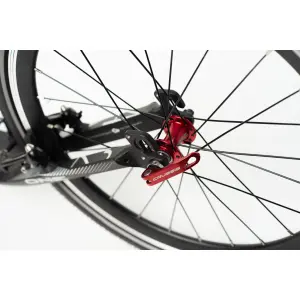 Crussis Cobra 4.2 City Tret Roller 26" Long Distanz Scooter Schwarz Rot