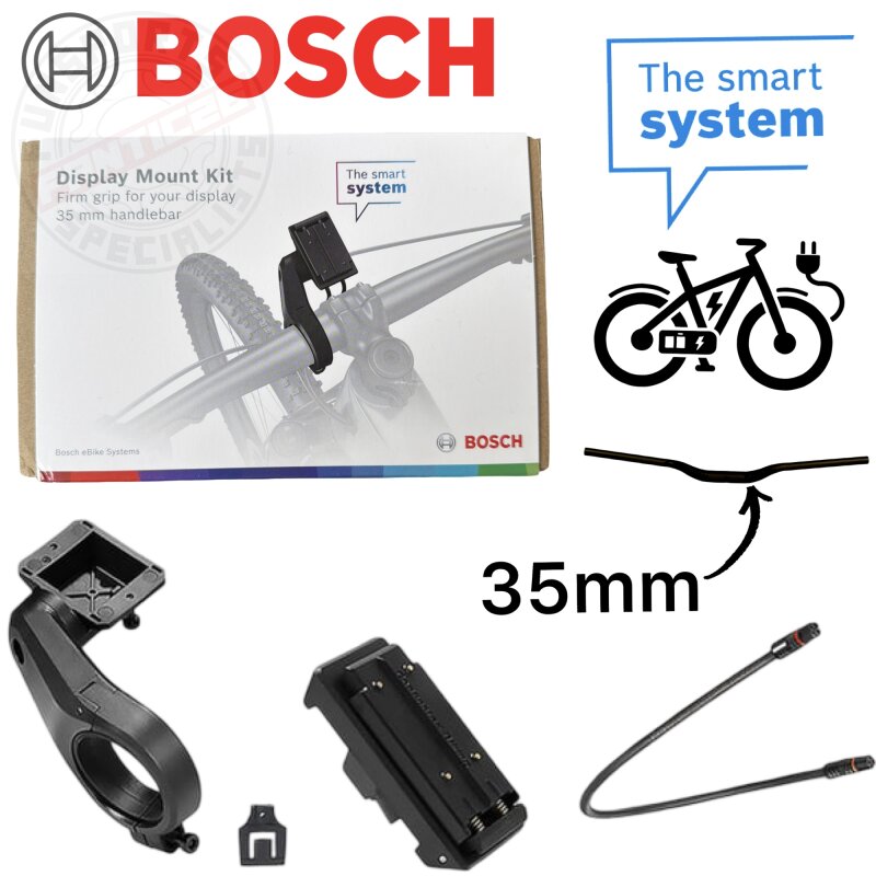 Bosch Ebike Nachrüst-Kit 1-Arm Fahrrad Lenker Halter 35mm