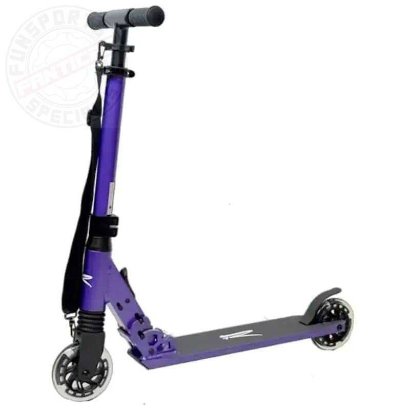 Rideoo 120 City Scooter Lila LED Rollen
