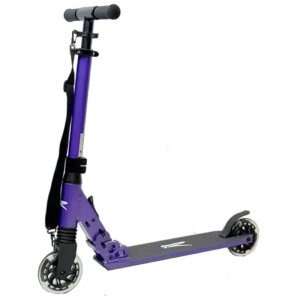 Rideoo 120 City Scooter Lila LED Rollen