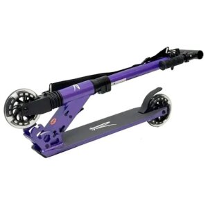 Rideoo 120 City Scooter Lila LED Rollen