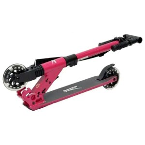 Rideoo 120 City Scooter Pink LED Rollen