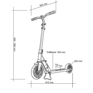 Solitary 200 City Scooter Pink