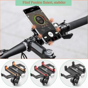 Rockbros Fahrrad Handyhalterung Universal 360° Drehbar