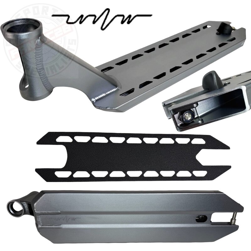 Unfair FX-1 Stunt-Scooter Deck Graphit 495mm