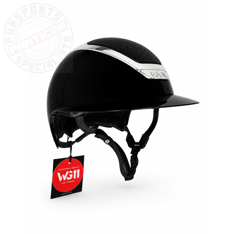 Kask Star Lady Pure Shine Reithelm Schwarz/Silber Gr. 58