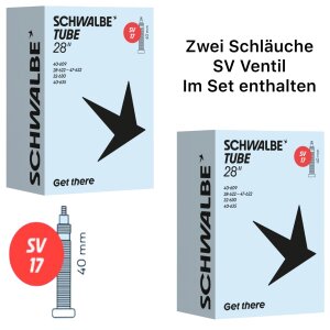 2x Schwalbe Marathon E-Plus 28" x 1,5" (40-622)...