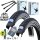 2x Schwalbe Marathon Plus TOUR 28" x 1,75" (47-622) Reifen, Schläuche AV17 + F26 Reifenheber