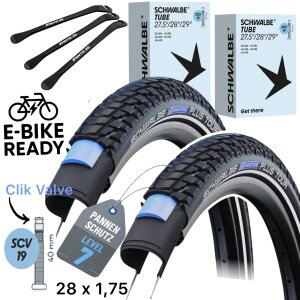 2x Schwalbe Marathon Plus TOUR 28" x 1,75"...