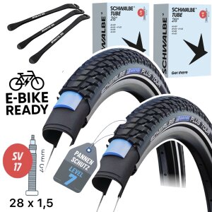 2x Schwalbe Marathon Plus TOUR 28" x 1,5"...