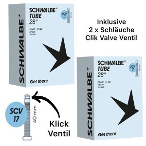 2x Schwalbe Marathon Plus TOUR 28" x 1,5" (40-622) Reifen, Schläuche SCV17 + F26 Reifenheber