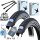 2x Schwalbe Marathon Plus TOUR 28" x 1,5" (40-622) Reifen, Schläuche SCV17 + F26 Reifenheber