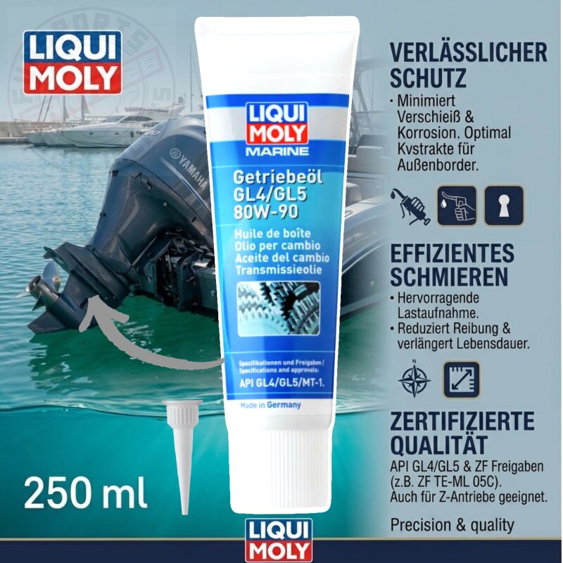 Liqui Moly Marine Boot Getriebeöl GL4/GL580W-90 250 ml
