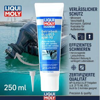Liqui Moly Marine Boot Getriebeöl GL4/GL580W-90 250 ml