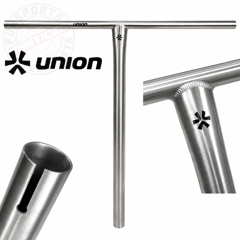 Union Titanium T-Bar Stunt-Scooter Lenker HIC Silber