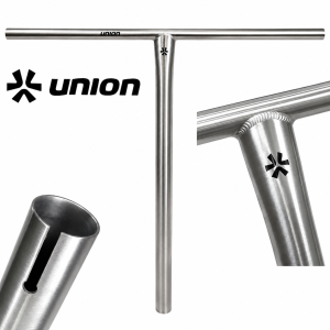 Union Titanium T-Bar Stunt-Scooter Lenker HIC Silber