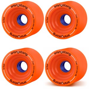 Orangatang In Heat Longboard Rollen 75mm 80a (4erSet) Orange