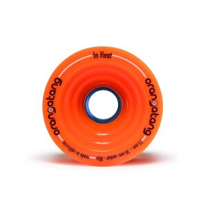 Orangatang In Heat Longboard Rollen 75mm 80a (4erSet) Orange