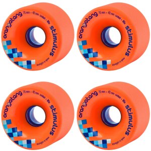 Orangatang Stimulus Longboard Rollen 70mm 80a (4erSet)...