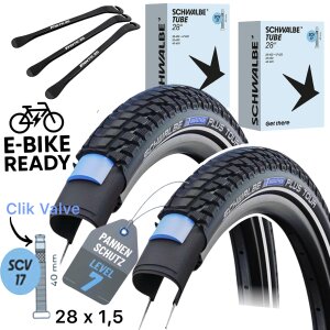 2x Schwalbe Marathon Plus 28" x 1,5" (40-622)...