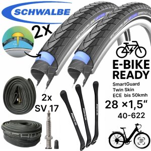 2x Schwalbe Marathon Plus 28" x 1,5" (40-622)...