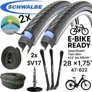 2x Schwalbe Marathon Plus 28" x 1,75" (47-622)...