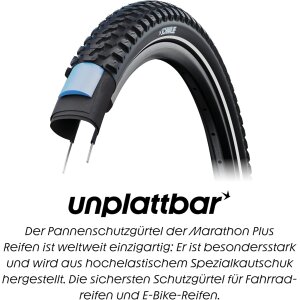 2x Schwalbe Marathon Plus MTB Ebike 27,5x2,25"...
