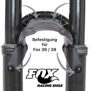 FOX 36-38 Mud Guard XL Schraubbar Gabel System Schutzblech Fender ab 2021-2026