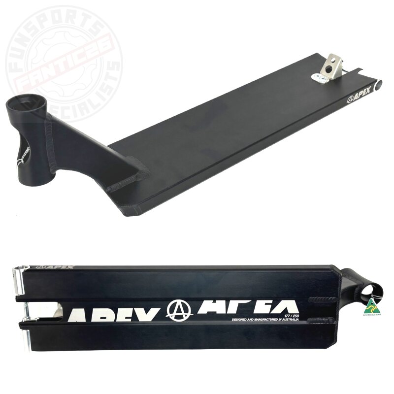 Apex Pro Stunt Scooter Street Deck 53,3cm 21" x 6" Schwarz
