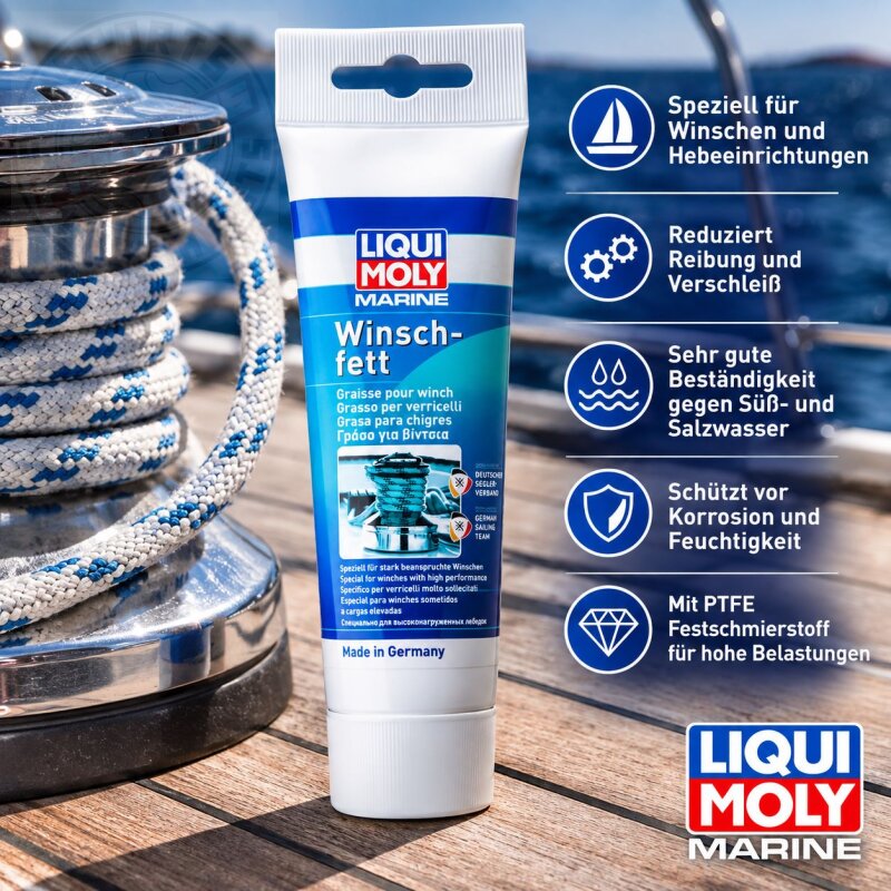 Liqui Moly Marine Winschfett 100g für Boot & Yacht