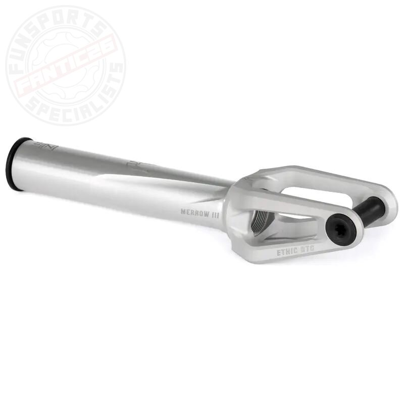 Ethic DTC Merrow V3 8/12Std Stunt-Scooter Gabel SCS Raw Silber