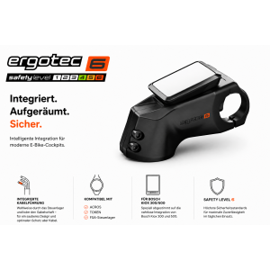 Ergotec Integra Performance BK-SM 31,8 Vorbau Kiox 300/500