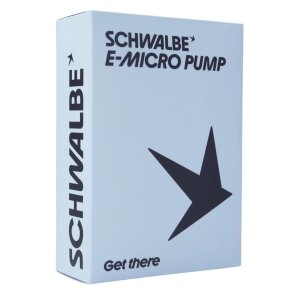 Schwalbe E Micro Pump elektrische Fahrradpumpe inkl. SCV Adapter