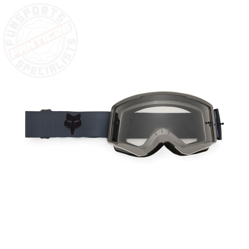 Fox Main Motocross Schutzbrille Goggle Grau