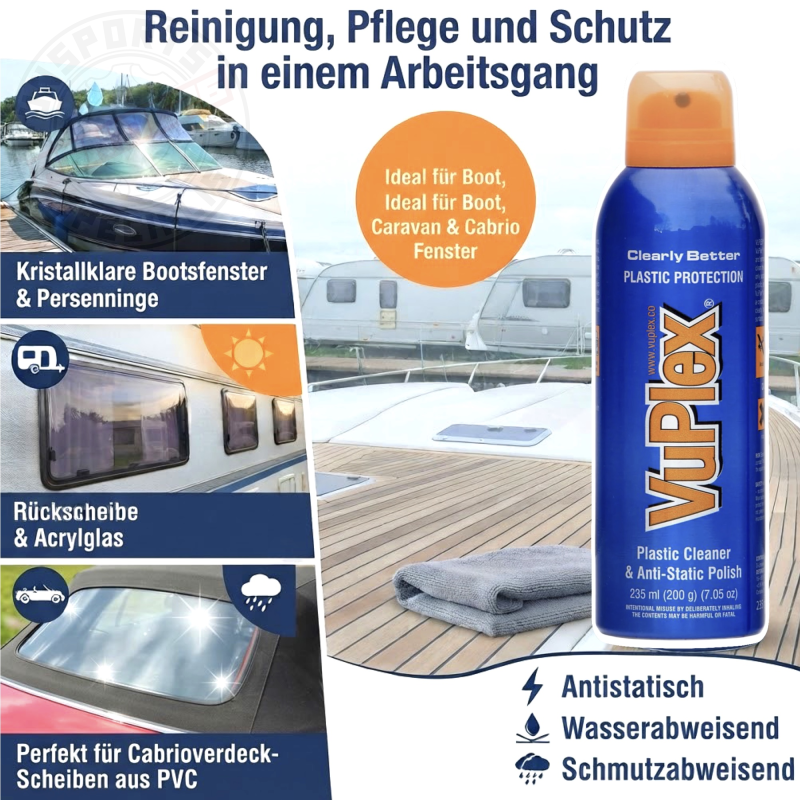 VuPlex Kunststoffreiniger & Versiegelung 445 ml