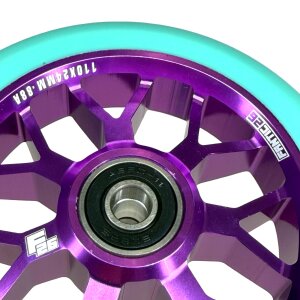 Fantic26 Spy7 Stunt-Scooter Rolle 110mm Abec11 Lila/Pu Mint