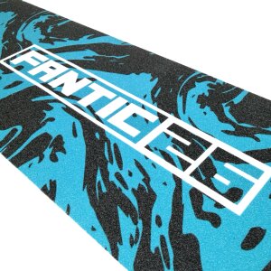 Fantic26 Stunt-Scooter Griptape 58,5cm x 15,5cm Swirl Schwarz/Hell Blau