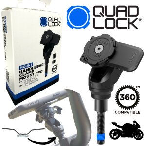 QUAD LOCK 360 Handlebar Clamp Mount PRO Motorrad...