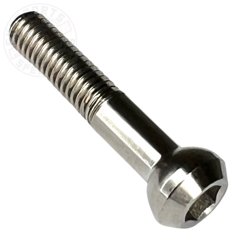 F26 M6x29 Titan SL Kindshock Lev Sattelstütze Ti Schraube natur
