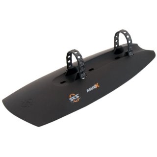 Leichtes Dirtboard mit Gummihalterung SKS Mud-X Vorderradschutzblech 