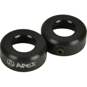 Apex schraubbare Alu Barends Endkappen schwarz
