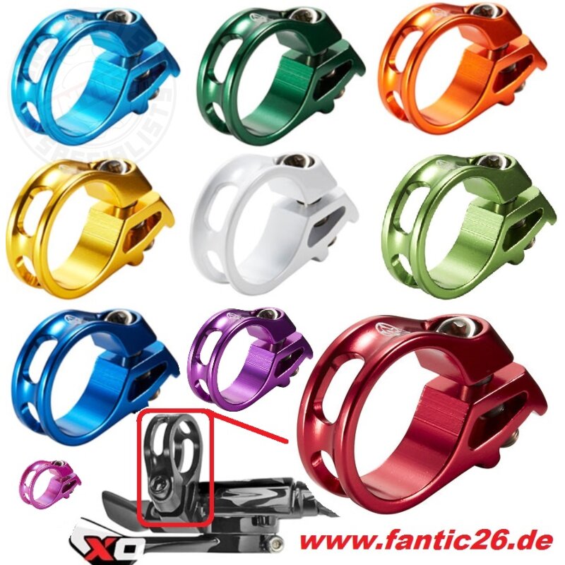 Reverse Sram Schalthebel Klemm-Schelle Trigger shifter XX XX1 X0 X7 X9 tune